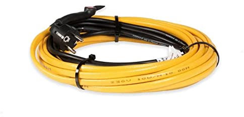 Selfio Rohrbegleitheizung Frostschutz Heizleitung 8 m 80 Watt Heizkabel mit Thermostat