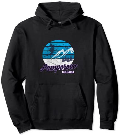 Pamporovo Bulgaria Europe Ski Resort Snowboard Hoodie Pullover Hoodie
