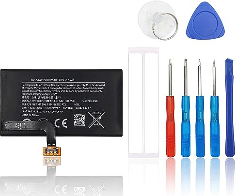 SwarKing Ersatz Akku Kompatibel mit Microsoft Nokia Lumia 909 Lumia 1020 BV-5XW with Toolkit