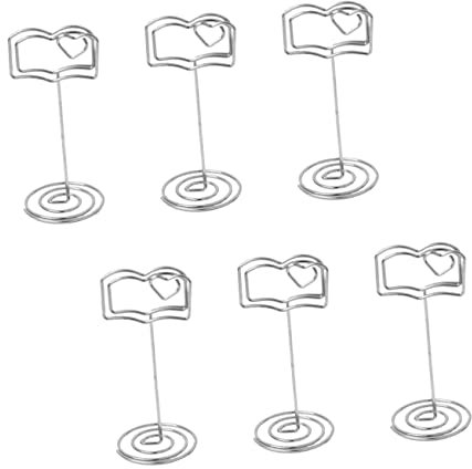 Abaodam 3er-set Namenshalter Notizclip Mini-nachrichtenclips Dekorative Clips Wiederverwendbarer Fotocliphalter 6 Stück * 3