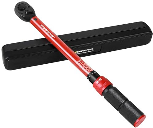 ATsafepro Torque Wrench 1/2 Inch 20-230 Nm, Dual-Direction Adjustable Wheel Torque Wrench, Accuracy ± 3% 72 Tooth Drive Click for Automobile Maintenance