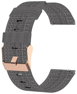 INF Uhrenarmband Nylon 18mm für Garmin Forerunner 265S/Fossil/Huawei Smartwatch