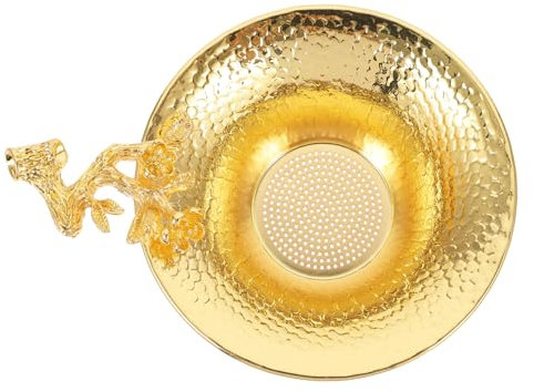 TOPBATHY Infusore Per Tè Filtro Per Tè Chic Con Motivo A Fiori Di Prugna Filtro Per Tè in Rame Per Teiere E Alle Macchie
