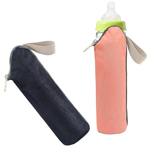 WJUAN Flaschen Thermotasche (2er Set) - Praktischer Begleiter für Babyflaschen unterwegs, Geeignet für 350 ml Flaschen