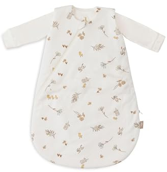 Jollein Ganzjahres Schlafsack Baby - Riverside - 60 cm - Baumwolle, Polyester - 0.5 bis 3.5 Tog - Schlafsack Baby Sommer & Winter