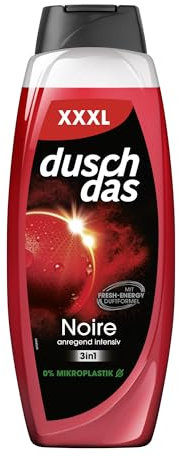 Duschdas 3-in-1 Duschgel & Shampoo Noire XXXL Duschbad mit Fresh-Energy-Duftformel sorgt für einen erfrischenden Start in den Tag 675 ml