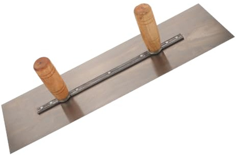 Angoily Spatola Da Muratore Utensile Per Finitura e Rasatura Pareti Spatola Doppia Maniglia Per Lavori Di Costruzione e Restauro Per Muratori e Falegnami