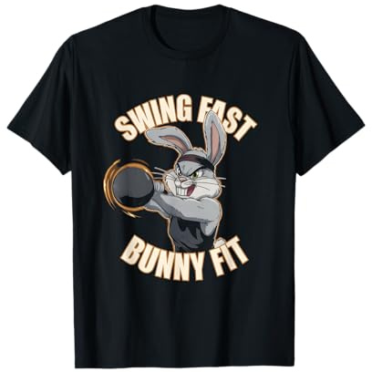 Fitness Bunny Power Lifters Strength Workout Funny Rabbit T-Shirt