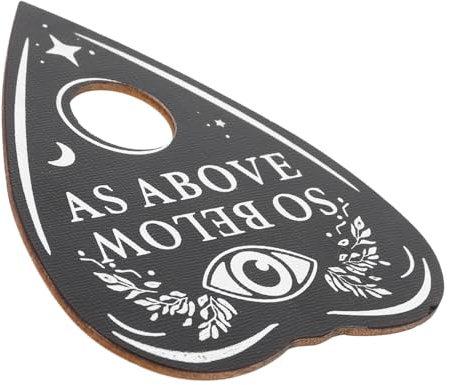 KONTONTY Antworttafel Aus Holz Dekoratives Wahrsagebrett Praktisches Tarot-holzbrett Holzbrett Für Wahrsagezubehör Wahrsagebrett Für Altarzubehör Einfach Zu Tragen Verstauen Für