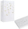 Pqahffowr 50PZ Sacchetti di Candele Luminose Bianche Borsa Speciale per Lanterne con Stelle Luna Materiale Ignifugo Durevole e Riutilizzabile