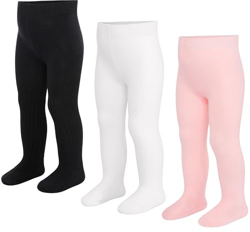 LAETBBE - Collant pour bébé fille et garçon - En coton - Collants pour enfants - Chauds - Leggings pour filles de 6 mois à 6 ans., 12-24 mois