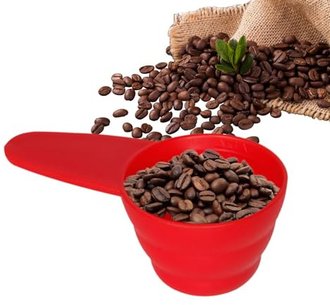 Cuchara de medición de café - Caseta de medición de acero inoxidable, dosificación exacta de café - Cuchara medidora de cocina duradera, perfecto para ingredientes en polvo, permisos de cocción de