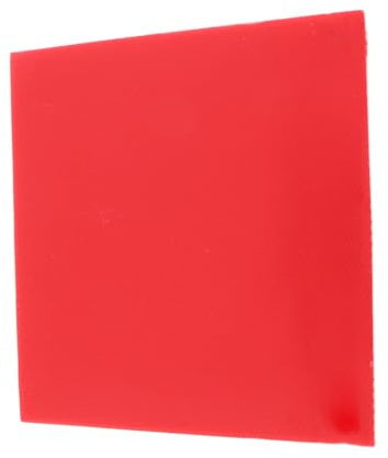 Baxnore Goma de Paleta de Pong con Mesa de Esponja reemplazo de Goma reemplazo de Goma Alta Superficie Suave Costura Fina para Entrenamiento para Principiantes 2.1 mm de Espesor (Rojo)