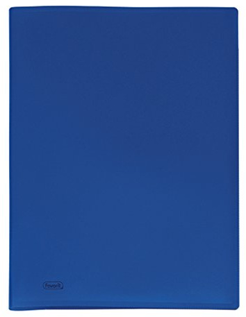 Favorit, Portalistino, 80 Buste Buccia D'Arancia, 22 x 30cm, Blu