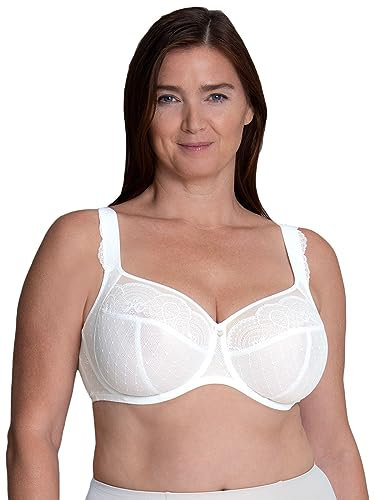 Rosa Faia Women's Selma Non-padded wired Bra, White, 6J