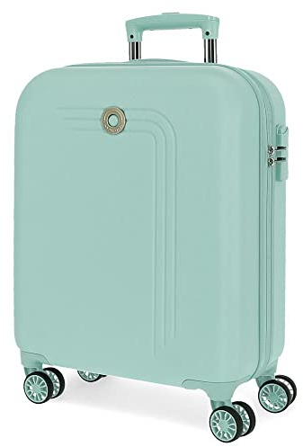 Movom Riga Green Cabin Suitcase 40x55x20 cm Rigid ABS Combination lock 37 Litre 2.8 Kg 4 Double Wheels Hand Luggage