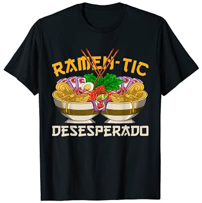 Fideos Comida Japonesa Palillos Chinos Otaku Kawaii Ramen Camiseta