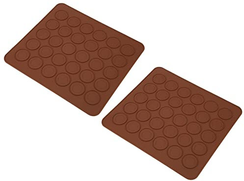 Macaron-Pad, Silikon-Macarons-Matte, 2 Stück, 30 Löcher, Silikon-Antihaft-Macaron-Pad, Ofenmatte, Küchenbackwerkzeug, Zubehör für Kuchen, Pudding, Schokolade