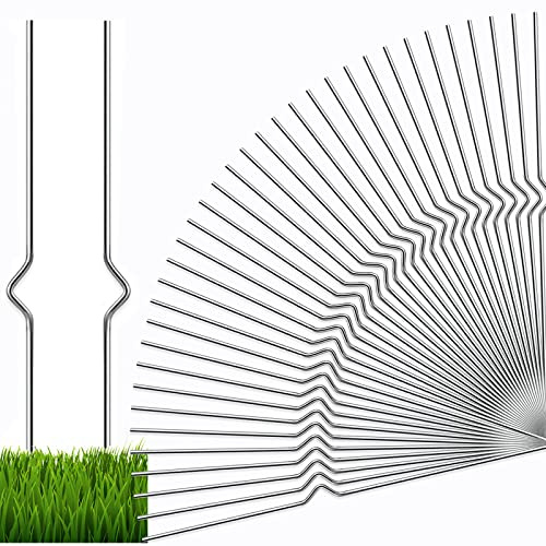 Heavy Duty Metal Wire Stakes for Garden Lawn Signs - 36 Pack 13'' Alternative to H Frame for Corrugated Plastic Yard Sign Holder