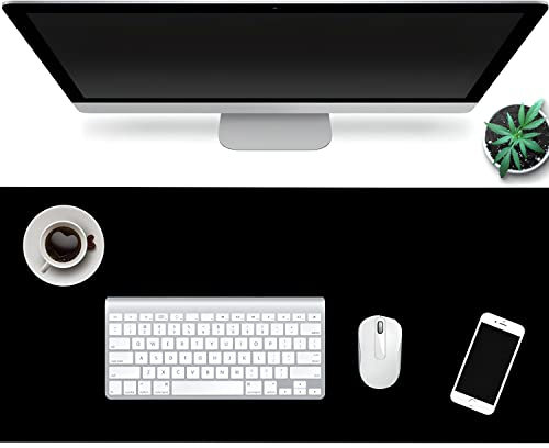 RetooTappetino per mouse da gaming grande, antiscivolo, misura XXL, migliora la precisione e la velocità, nero, superficie speciale