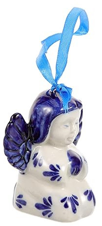 GOOHOCHY Engel Anhänger Aus Keramik Hängendes Ornament Für Auto Und Wand Handgefertigt Passend Für Weihnachtsbaumdeko Und Partydekorationen