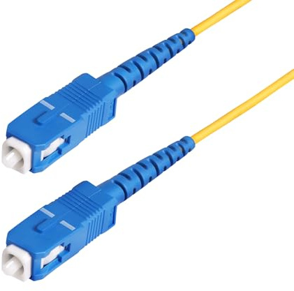 StarTech.com Câble Fibre Optique de 100m Duplex Monomode SC à SC (UPC) OS2, 9/125µm, 40G/100G, Cordon Fibre Optique, Insensible à la Courbure, Faible Perte d'Insertion, Cordon Patch Fibre LSZH