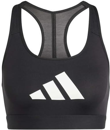 adidas Mujer Powerreact Graphic Bra, Black, XL