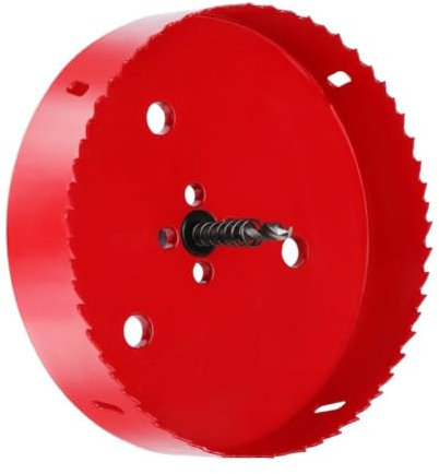 Scie cloche de perçage en acier M42 HSS, 100-200mm, foret bi-métal for aluminium, fer, acier inoxydable, bricolage, outils de coupe du bois, 1 pièce(195mm)
