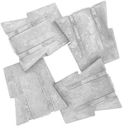 PartyKindom 4pezzi Cuneo Ferro Pratico Cuneo Per Martello Accessori Per Installazione Materiale Resistente Uso Domestico e Professionale