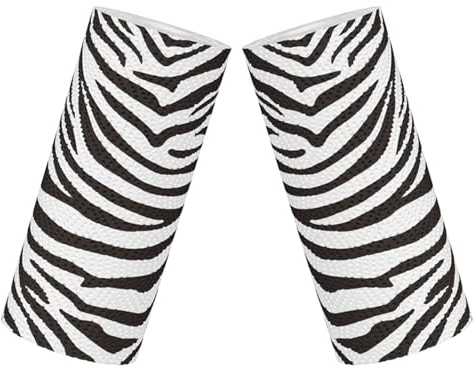 Zebra Küchenpapier 2 Rollen Schwarz Papier mit Einhandzug | Gemustertes Papier, für Restaurant und Bad, Leichtes Abreißen, und Schnell Zerfallend