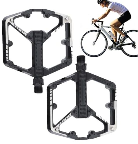 Pedali per ciclismo, cuscinetti scorrevoli, di guida leggeri, per bici da corsa, pedali di grandi dimensioni, per ciclismo, outdoor, viaggi, escursioni, allenamento, allenamento e per uomini