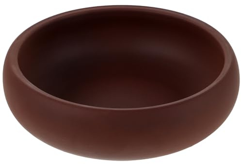LOORGVEL Rustikale Teeschale 600 Ml aus Zisha Ton Dekorative Retro Teetasse für Teezeremonien Kompatibel mit Modernen Kaminen Wiederverwendbar und Vielseitig Einsetzbar