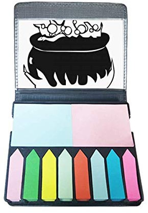 Fire Happy Fear Halloween selbstklebende Notizzettel Farbe Page Marker Box