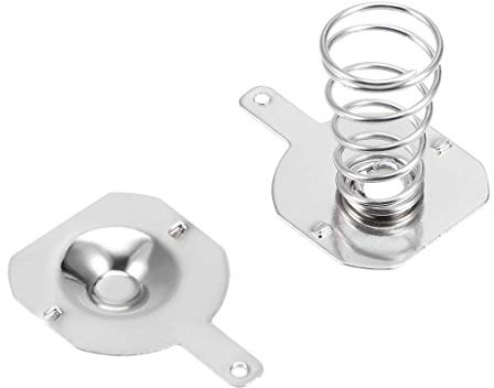 Fielect Lot de 20 paires de plaques de ressort de batterie 18650 positives négatives pour batterie 18650 16,5 mm x 16 mm