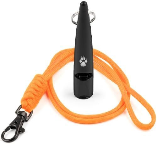 TDL Fischietto da Addestramento per Cani con Cordino – Fischietto con Suono Forte, Tono Costante e Portata Lunga – Richiamo a Lunga Distanza ad Alta Frequenza per la Maggior Parte delle Razze
