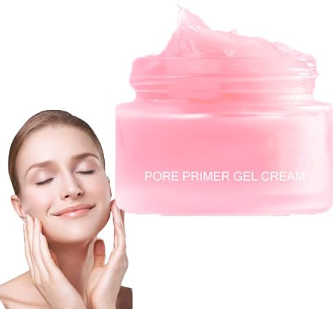 Pore Primer Gel Creme,Pore Base Gel Cream,Pore Shrink Cream,Gesichts Make up Primer Basis,Poren Verkleinern Creme,Pore Base Face Primer,Base Face Primer Under Foundation,Strafft und Glättet die Haut