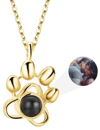 AVINVAN Kette mit Bild darin,Foto Kette, Personalisierte Halskette, Personalisierte Gedenkschmuck Geschenke Frauen Freundin Geburtstag Muttertag