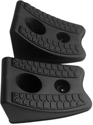 Unterlegkeile AnhäNger 2 stücke Reifen Unterstützung Pad Auto Reifen Slip Stopper Control Rad Ausrichtung Block Auto Auto Anti-Slip Block Gummi Auto Zubehör Unterlegkeile