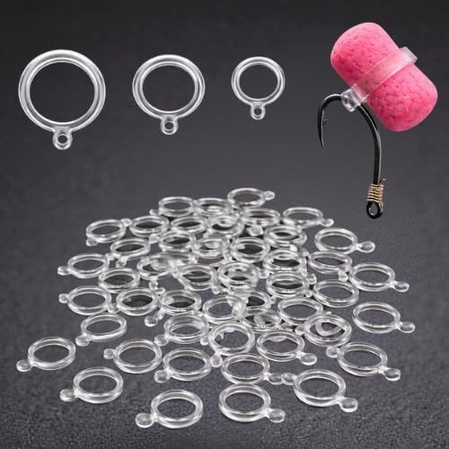 Fishing Pellet Bands Size S M L - Perfect for 4-20 mm Pellets - Durable and Flexible Bait Bands for Carp and Tench Fishing (Small)