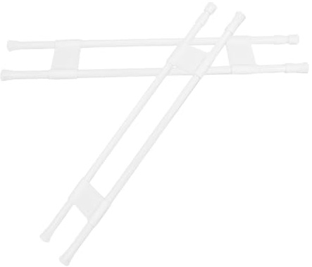 TOPBATHY Barra Telescopica Regolabile per Frigorifero Rv, in Metallo e Pvc, Antiscivolo, per Camper e Viaggio, Stabilità e Risparmio Spazio