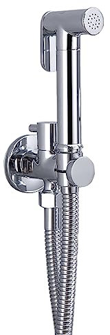 NSTVVEE Kit spruzzatore per Bidet per WC, spruzzatore per Bidet per WC da Viaggio, spruzzatore per Bidet per WC da Doccia, spruzzatore per Bidet per Montaggio a Parete, WC Partner Scarico