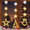 FAMKEEP Decoration Noel Fenetre Lumineuse, 3 Pièces Decoration Noel Fenetre Ventouse, Fenêtre Décorative De Noël Avec Étoile Guirlande Fenetre Noel Guirlande Lumineuse Fenêtre Noël Intérieur