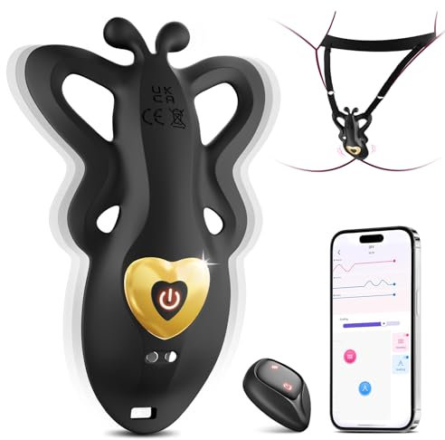 String Sexspielzeug Sets Vibration für Frauen Klitoris Vulva Vibrator mit 9 Vibrationen, Leise Sex Spielzeug für die Frau Paare Extrem Sex mit APP Fernbedienung Bdsm Vibratorensets für Frauen