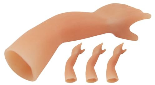 ERINGOGO Kleine Hand Zaubertrick Silikon Spielzeug 4 Stück Münzverschwinden Requisiten Für Zaubershow Halloween Party Scherzartikel Für Kinder Und Erwachsene