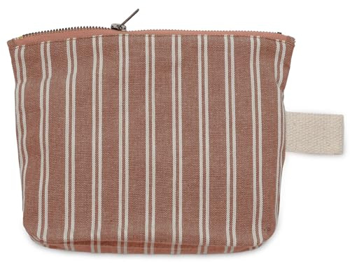 Trousse de Toilette en Coton 22x17 cm Lili DÉCO Marron Terre Cuite