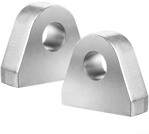 Startbuymore Soporte de grillete soldado de aleación de acero con zonas de soldadura reforzadas, apto para enganche de remolque y montaje de parachoques, se envía en pares