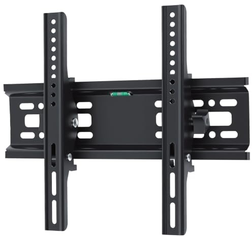 AIOUHMYM TV Wandhalterung 15-42 Zoll | Neigbar für flache und gebogene LED/LCD/OLED, VESA 200x200mm inklusive Montageschrauben