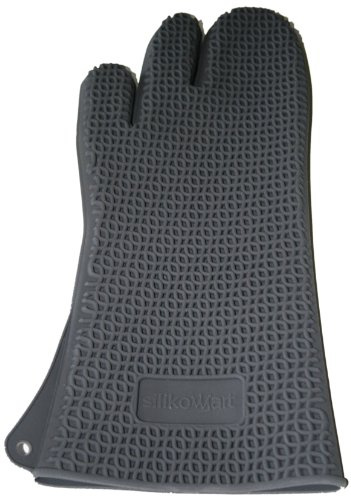 Silikomart | Silikonhandschuh für Grill, Farbe Grau, Maße 385 x 168 x 20 mm