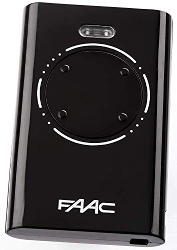 FAAC XT4 868SLH Electric Gate Remote Control Black by FAAC