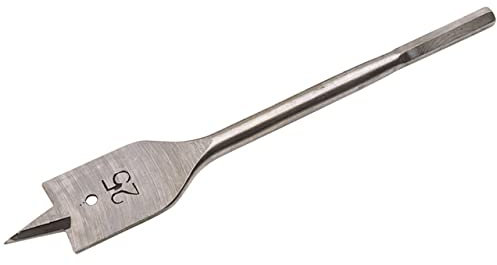 Draper Expert Flat Wood Drill Bit 25mm Ø | Spade Drill Bit | Woodworking Hole Drilling | 41784